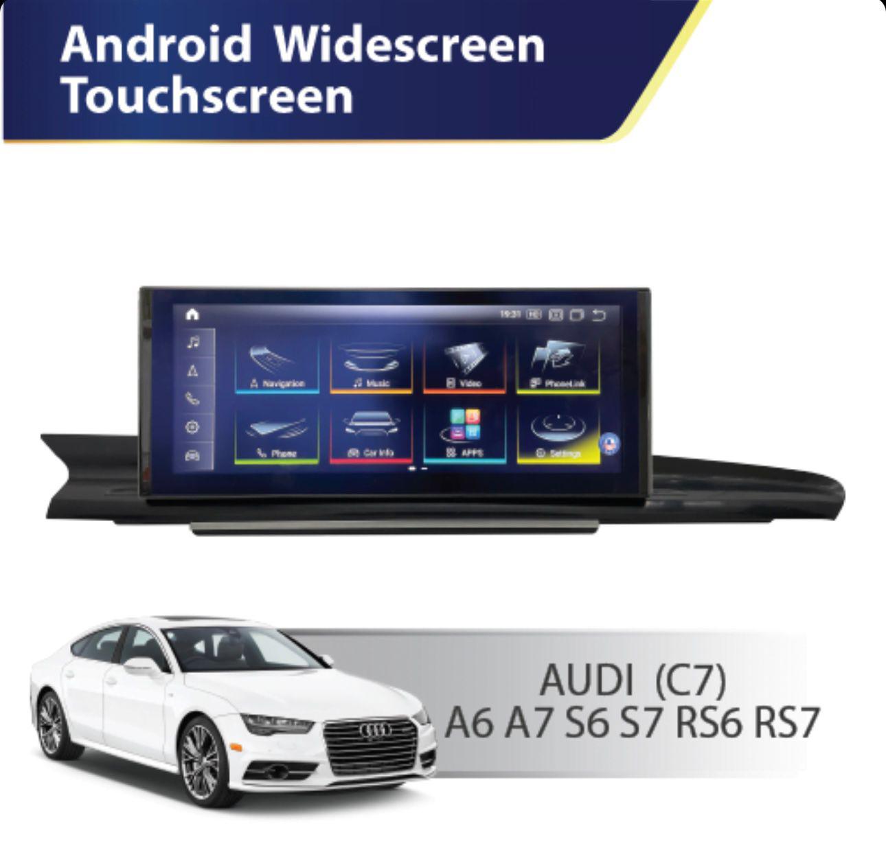 Audi A6 A7/ S6 S7/ RS6 RS7 C7, C7,5 (facelift) Android skärm 10,3 tum