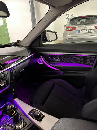 BMW 3 serie F30/F31/F34 premium Ambinet light med dynamiska paneler