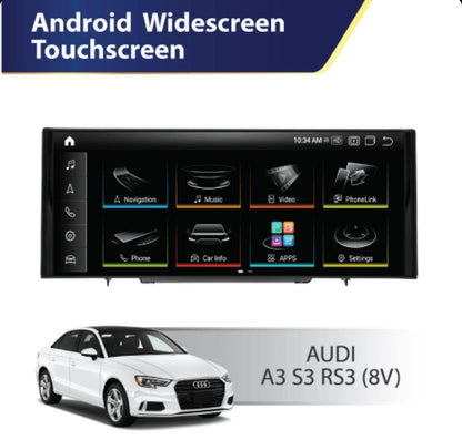 Audi A3/S3/RS3 2014-2020 8V Android skärm med trådlöst CarPlay